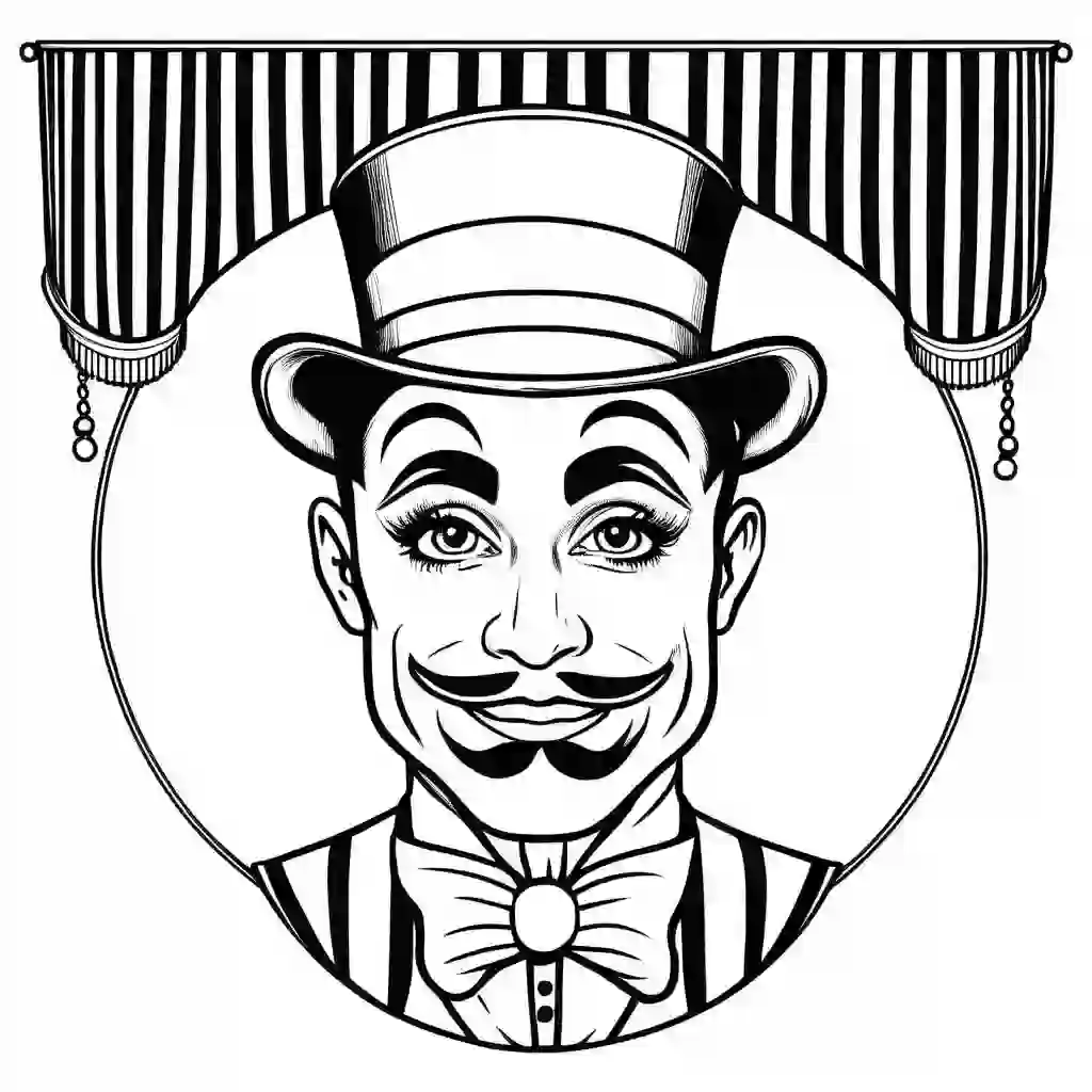 Circus Performer coloring pages